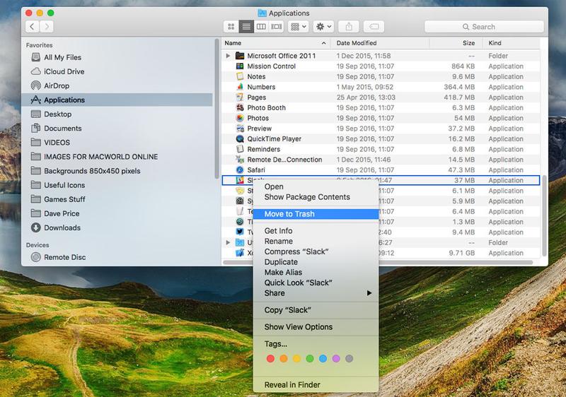How To Uninstall An App On Mac Desktop